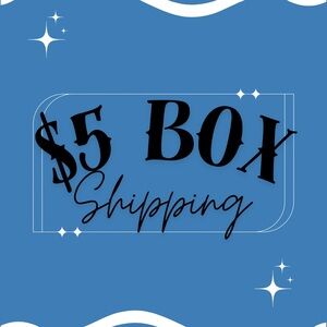 $5 Box Shipping Sign